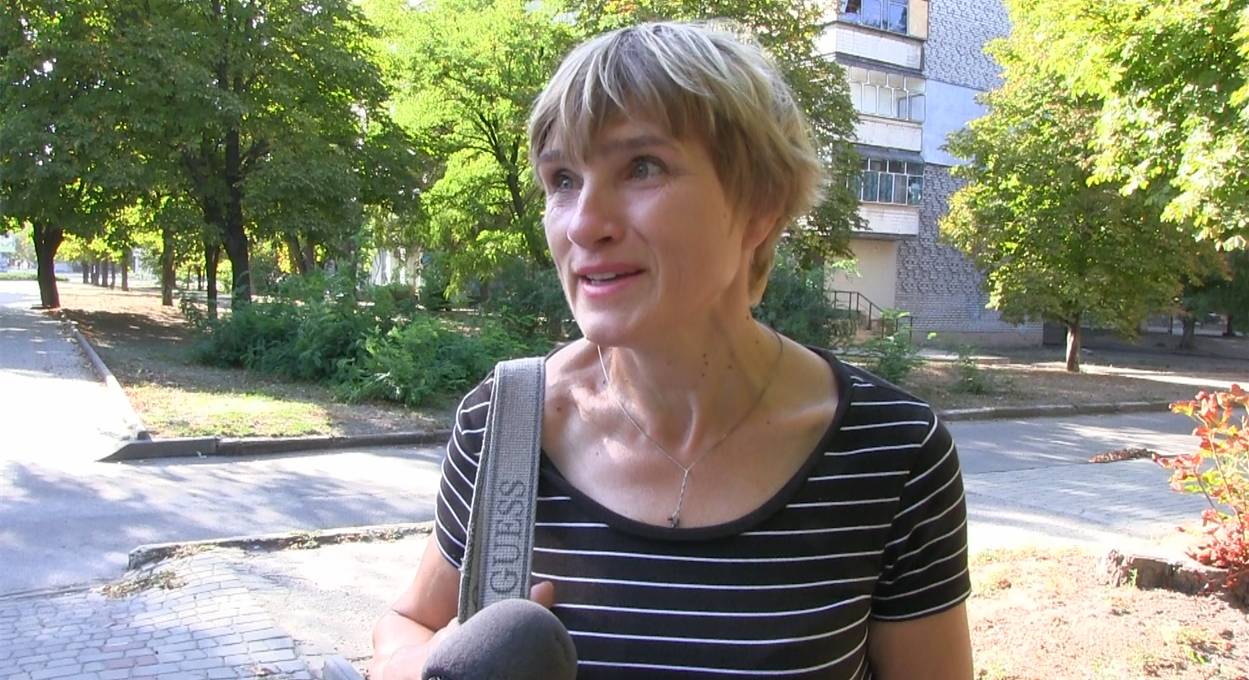 Мешканка Нікополя Ірина