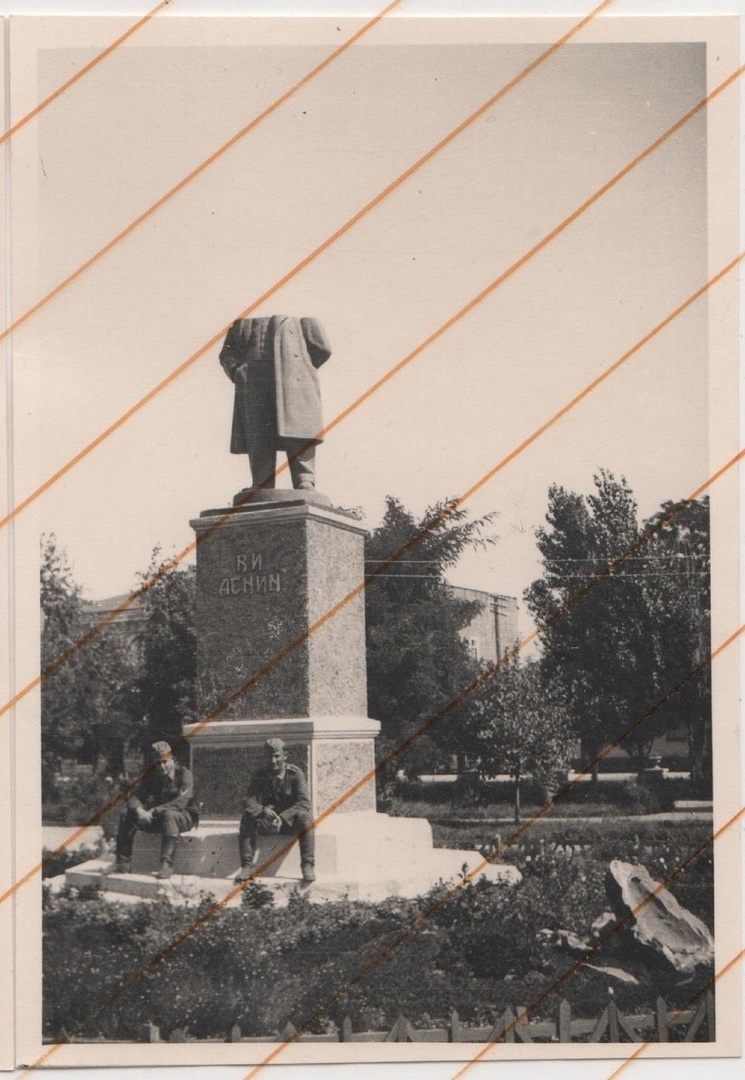 Фото из немецких архивов. Августа 1941 года. Начало оккупации. 