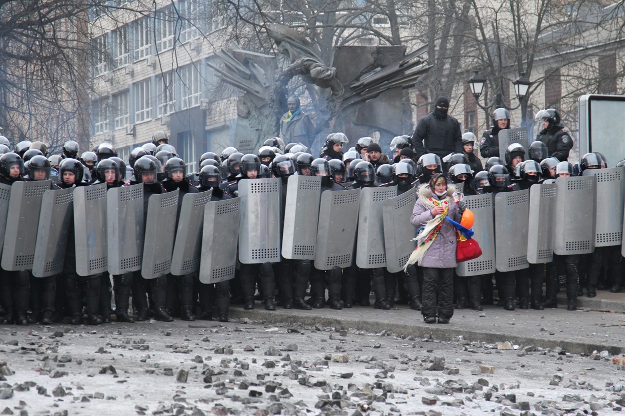 Фото Євгенія з місця подій Євромайдану