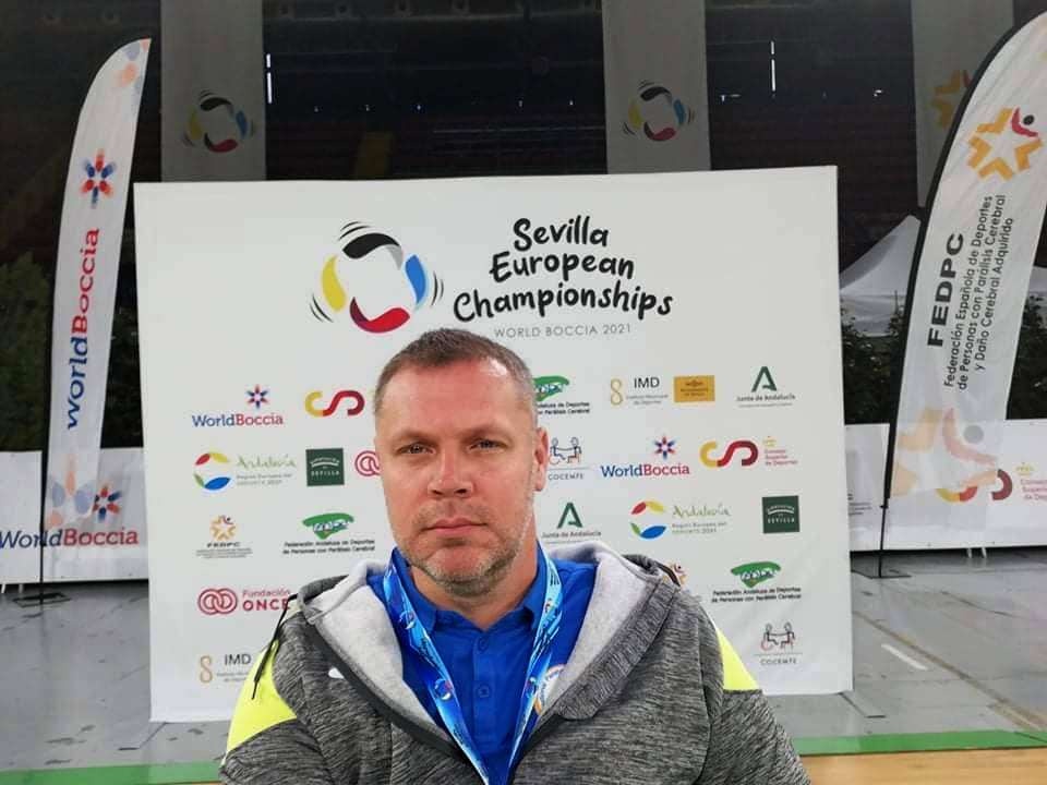 Антон Сєров на чемпіонаті у Севільї.