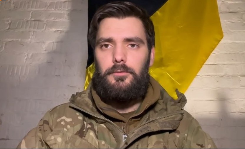 Начальник штбау полку АЗОВ, капітан Богдан Кротевич.