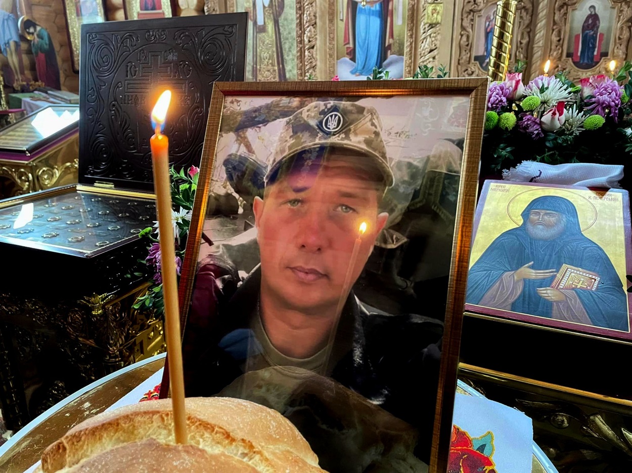 Портрет полеглого воїна Сергія Соловйова