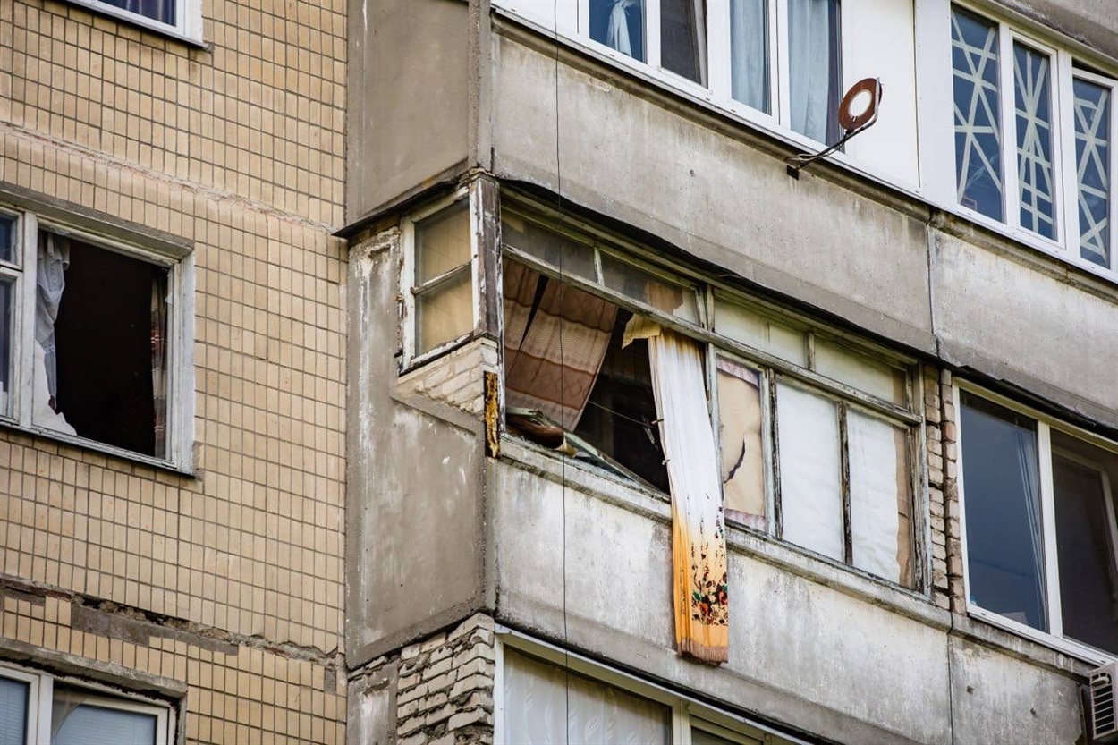 Наслідки ракетного удару по Дніпру