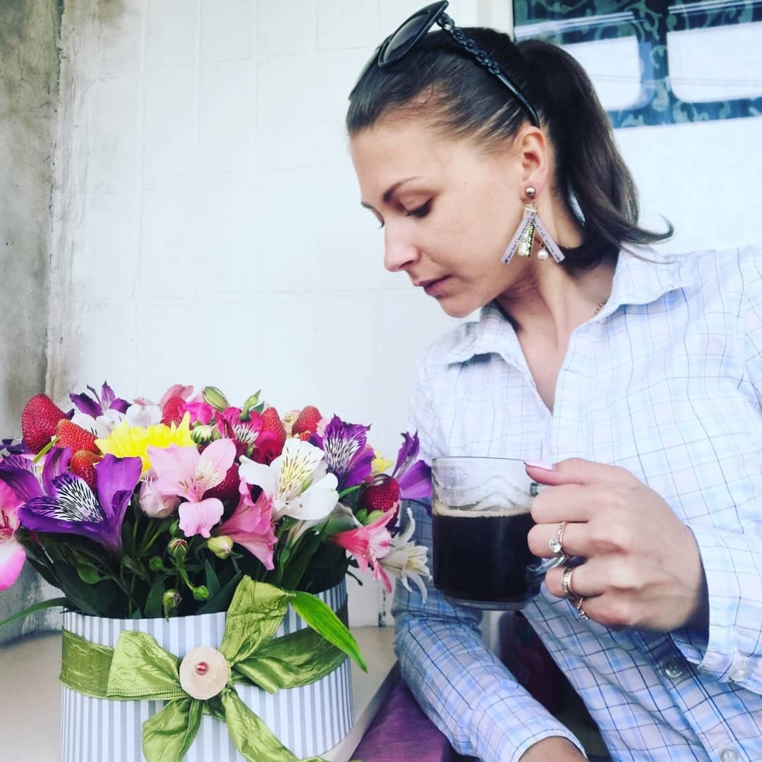 Перші квіткові композиція Богдана Юрія робила вдома.